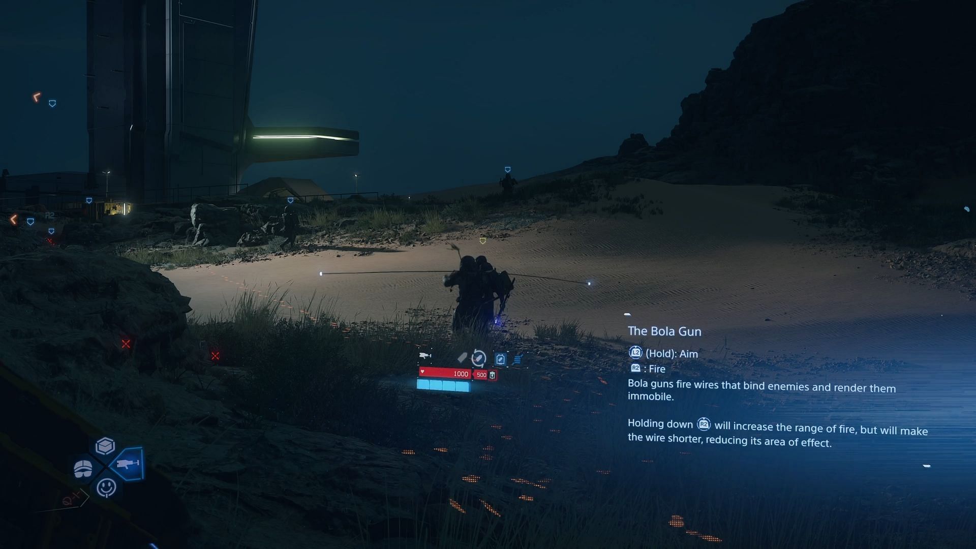 Use the Bola Gun in this level to neutralize enemies (Image via Sony Interactive Entertainment || Sportskeeda)